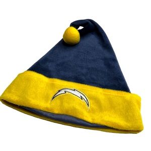 Los Angeles Chargers Bolt Up Festive Holiday Elf Stocking Cap NFL Football